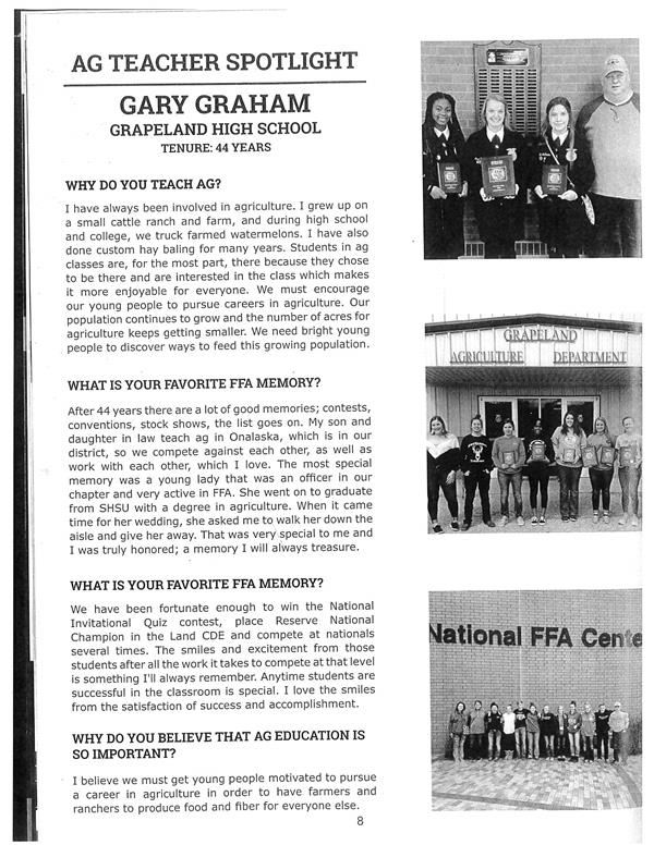 Ag Teacher Spotlight: Mr. Graham